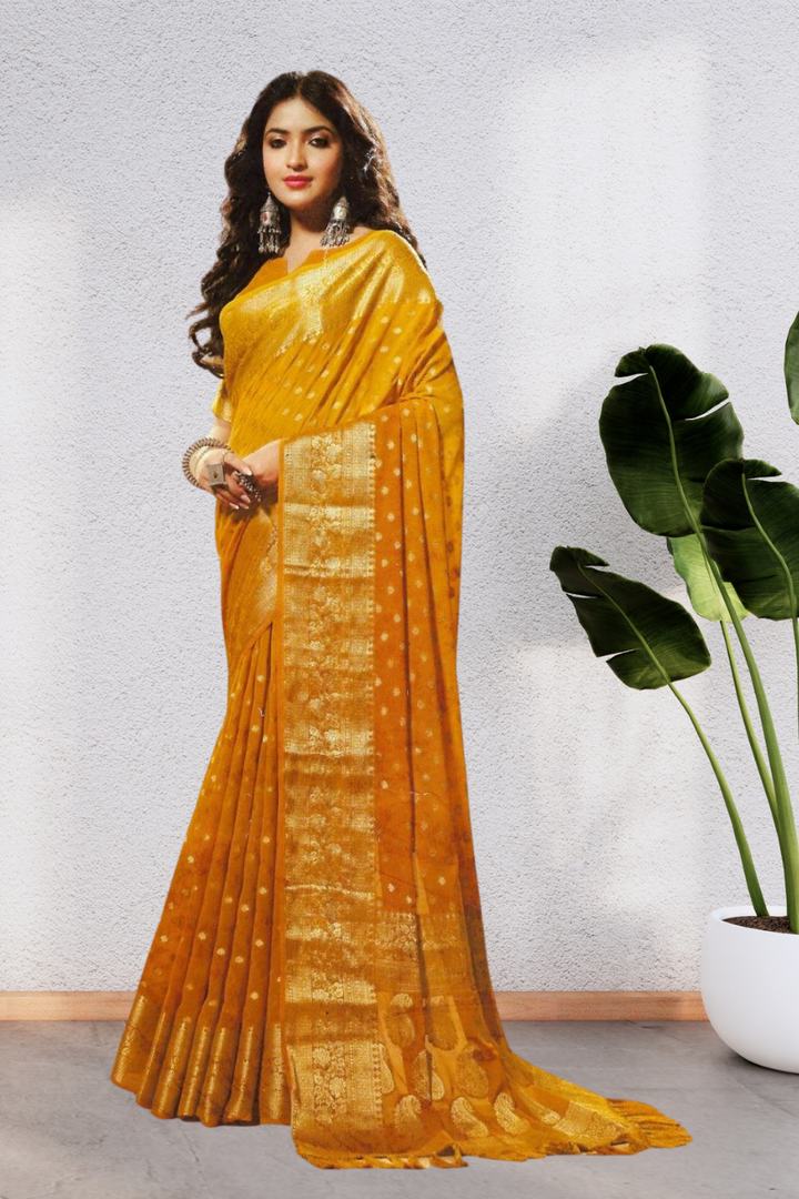LUXURIOUS HEAVY GEORGETTE SAREE – AVAILABLE IN 5 STUNNING COLORS