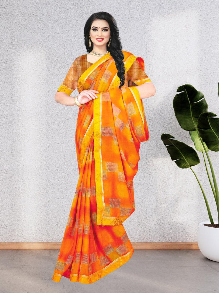 PURE CHIFFON WOMEN SAREE – A SPLASH OF ELEGANCE AND FRESHNESS, 6 BEAUTIFUL COLORS