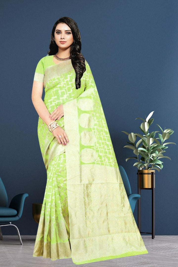 COTTON SLUB SAREE FOR WOMEN FOR PARTY AND ALL TIME OCCASIONS, 5 COLORS