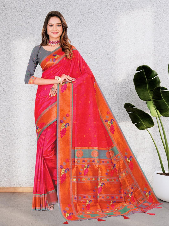 PAINTHANI SILK SAREE – A CELESTIAL BLEND OF TRADITION AND ELEGANCE, 5 VIBRANT COLORS