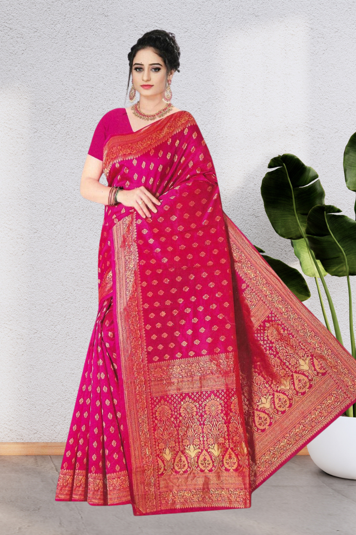 BEAUTIFUL SILK SAREE – RADIATE ELEGANCE, 5 VIBRANT AND STUNNING COLORS