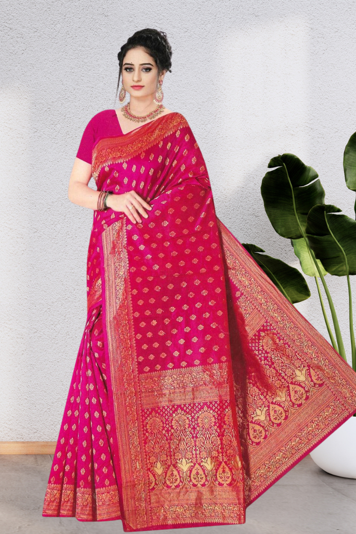 BEAUTIFUL SILK SAREE – RADIATE ELEGANCE, 5 VIBRANT AND STUNNING COLORS