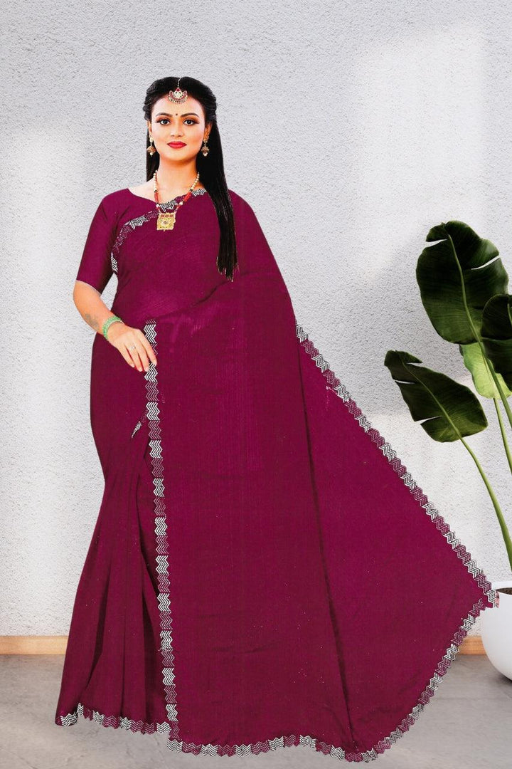 GEORGETTE SAREE, ELEGENLY BEAUTIFULLY DESIGNED WITH BLOUSE, 5 BEAUTIFUL COLORS