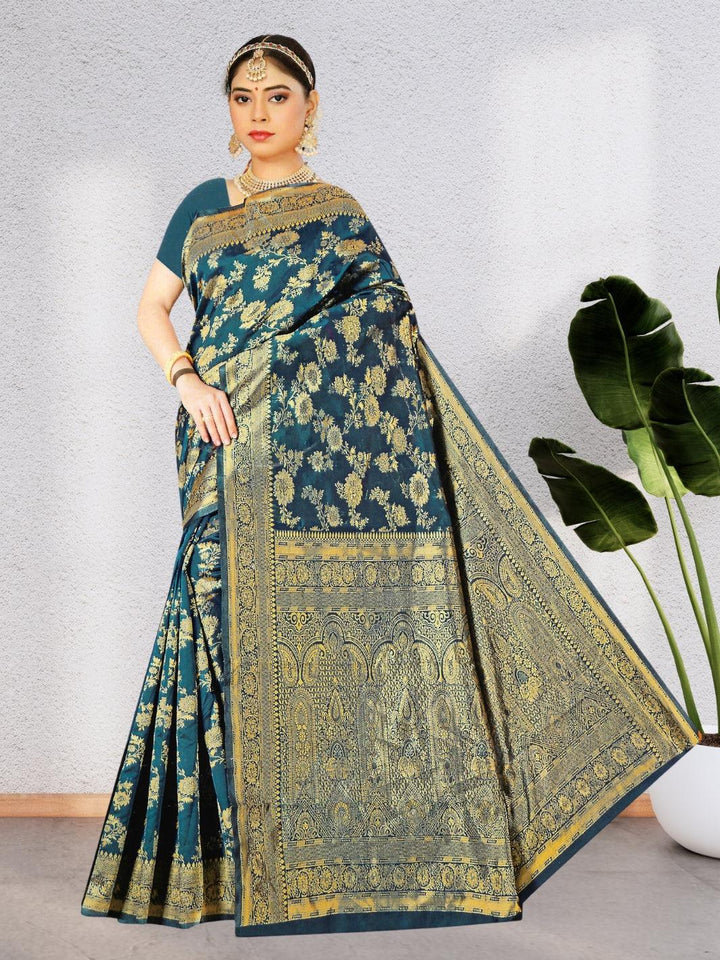 STYLISH SILK SAREE WITH BEAUTIFUL DESIGN WITH BLOUSE, 5 BEAUTIFUL COLORS