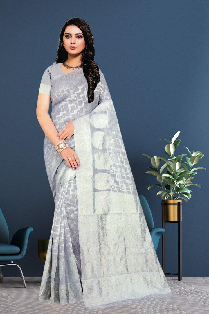 COTTON SLUB SAREE FOR WOMEN FOR PARTY AND ALL TIME OCCASIONS, 5 COLORS