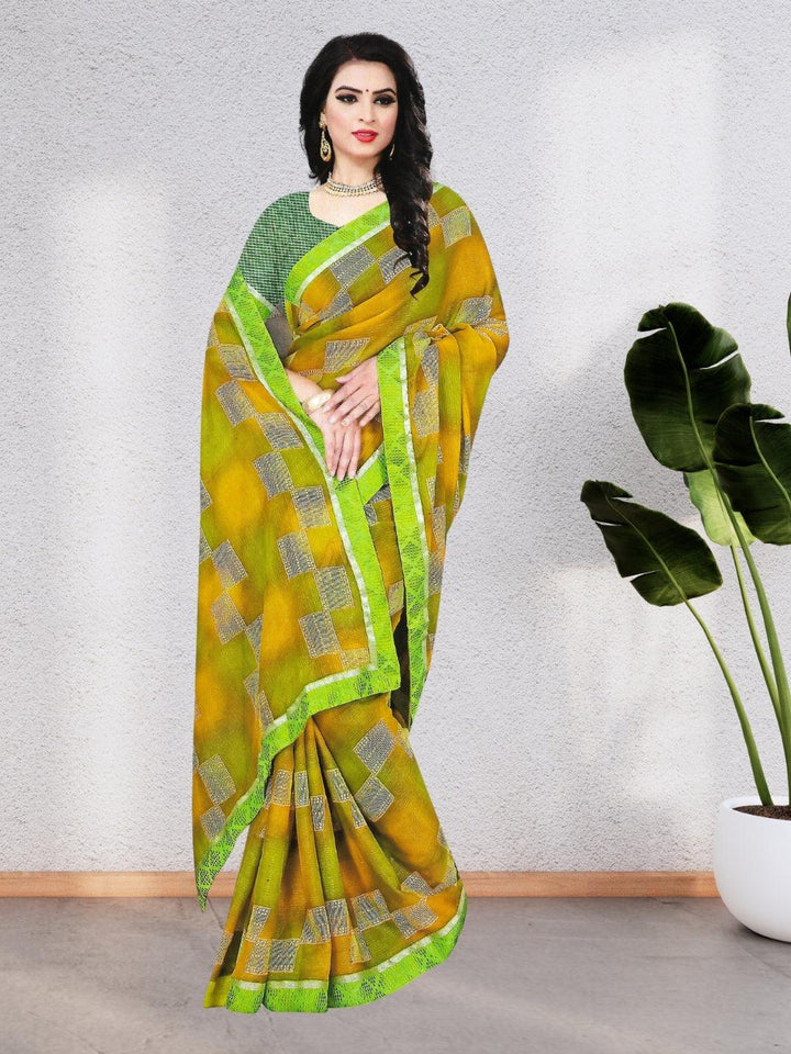 PURE CHIFFON WOMEN SAREE – A SPLASH OF ELEGANCE AND FRESHNESS, 6 BEAUTIFUL COLORS