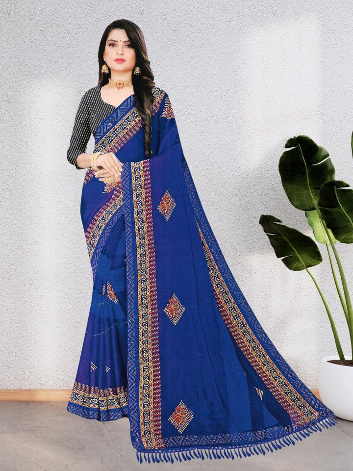 ELEVATE STYLE WITH GEORGETTE WOMEN SAREE, BEAUTIFUL DESIGN-BEAUTIFUL 4 COLORS