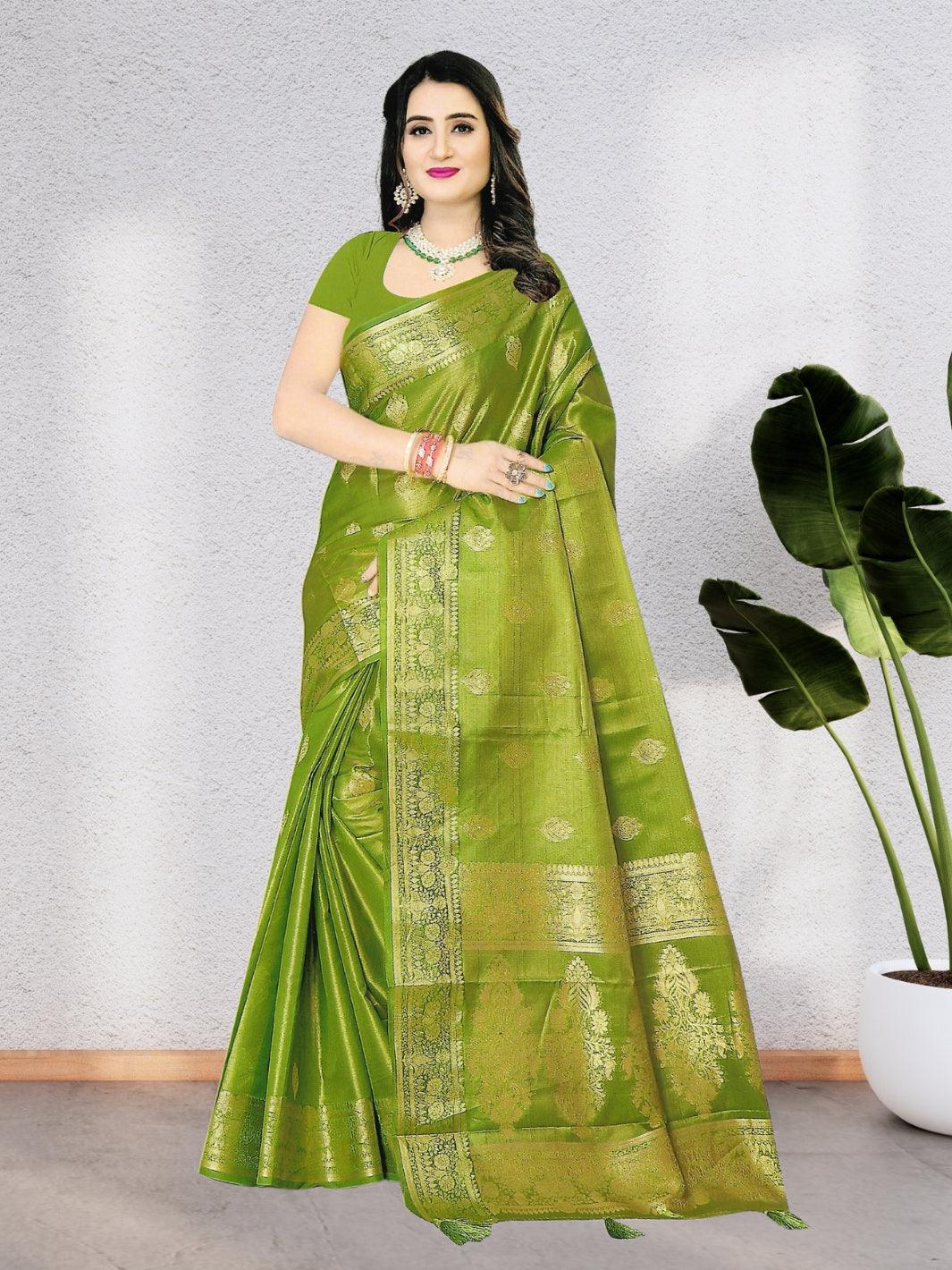 PREMIUM SILK SAREE WITH BEAUTIFUL DESIGN WITH BLOUSE, 6 BEAUTIFUL COLORS