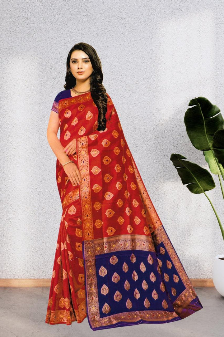 BEAUTIFUL PREMIUM SILK SAREE FOR WOMEN, BEAUTIFUL DESIGN, WITH BLOUSE, 8 BEAUTIFUL COLORS