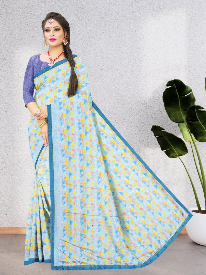 CHIFFON FLORAL SAREE, WITH BEAUTIFUL DESIGN AND WITH BLOUSE, 8 BEAUTIFUL COLORS