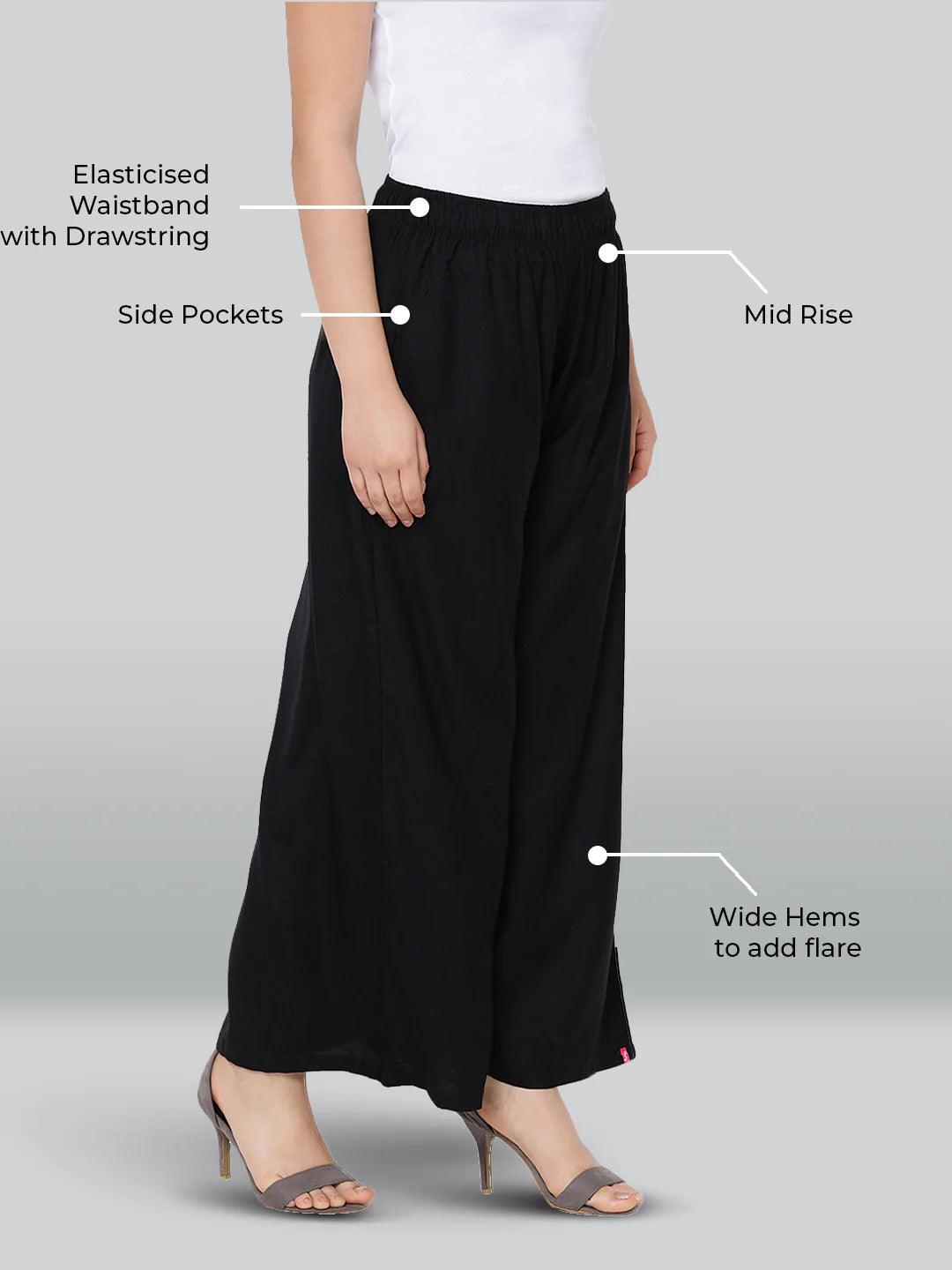 LYRA'S RAYON PALAZZOS ALL COLORS