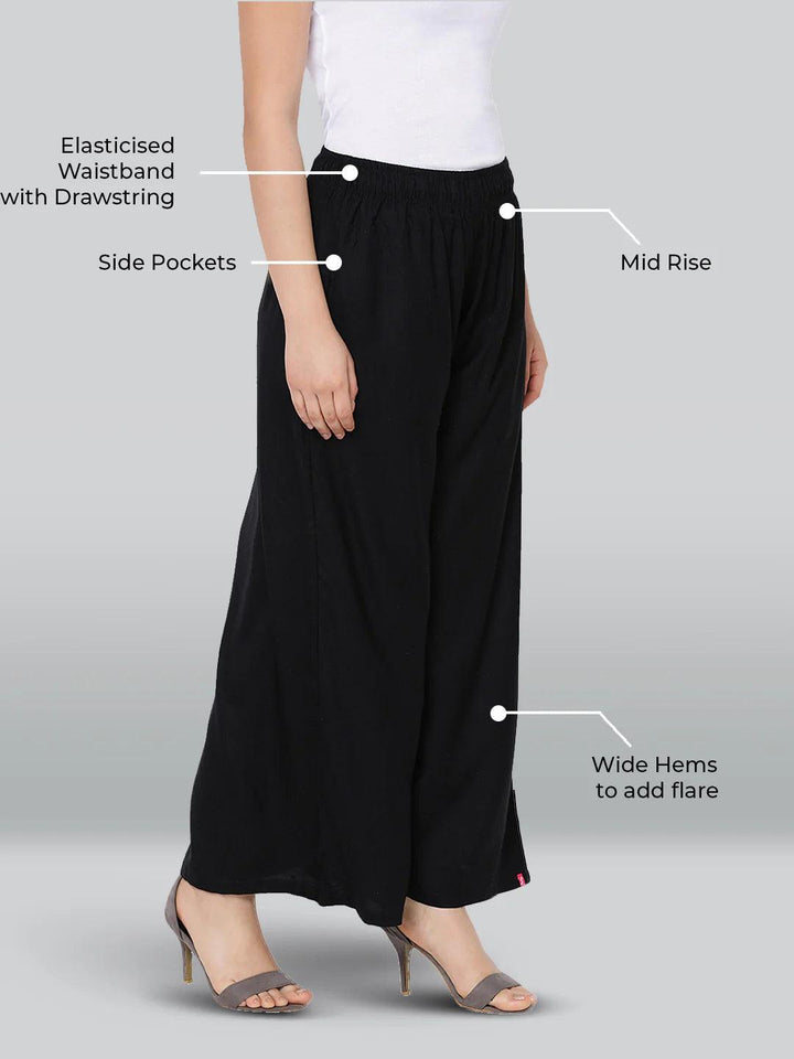 LYRA'S RAYON PALAZZOS ALL COLORS