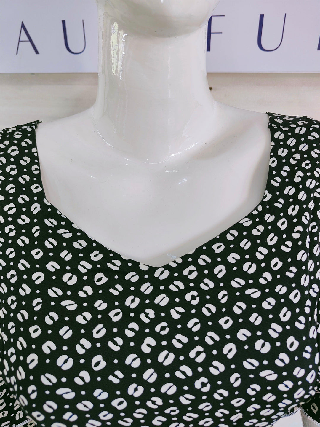 BLACK AND WHITE PRINTED IMPORTED FABRIC TUNIC DRESS FOR WOMEN  - FREE SIZE Fits M L XL 2XL