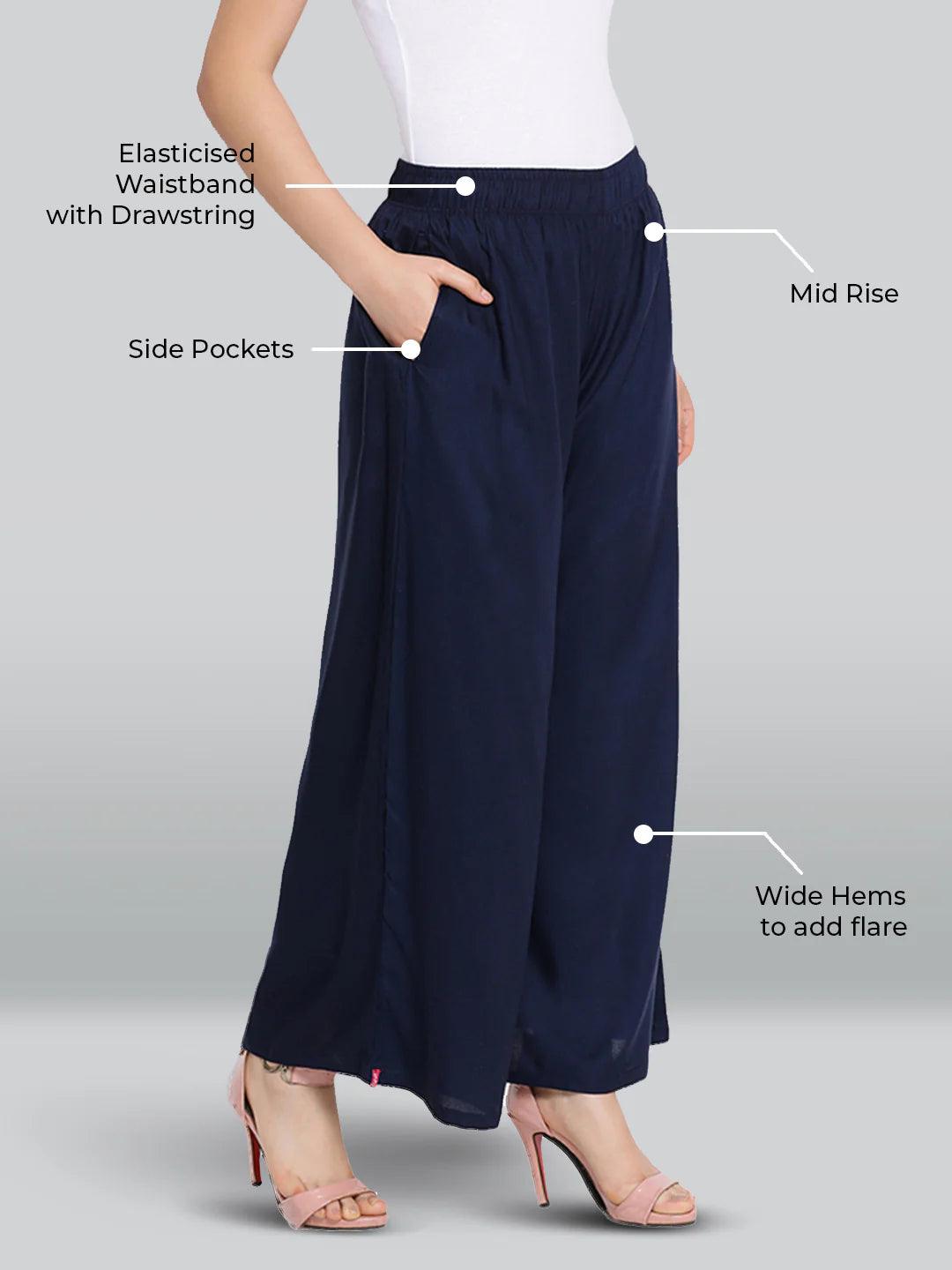 LYRA'S RAYON PALAZZOS ALL COLORS