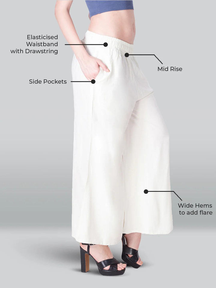LYRA'S RAYON PALAZZOS ALL COLORS