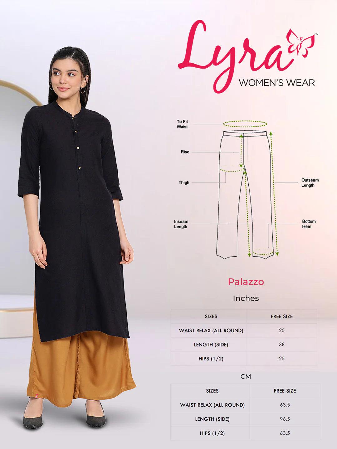 LYRA'S RAYON PALAZZOS ALL COLORS