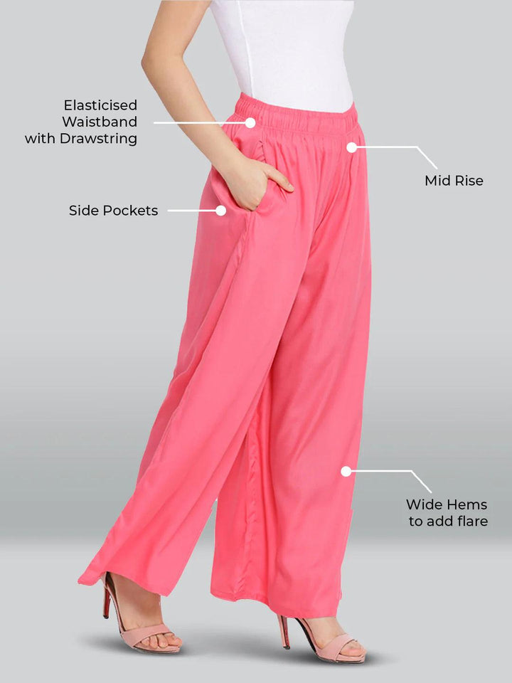 LYRA'S RAYON PALAZZOS ALL COLORS