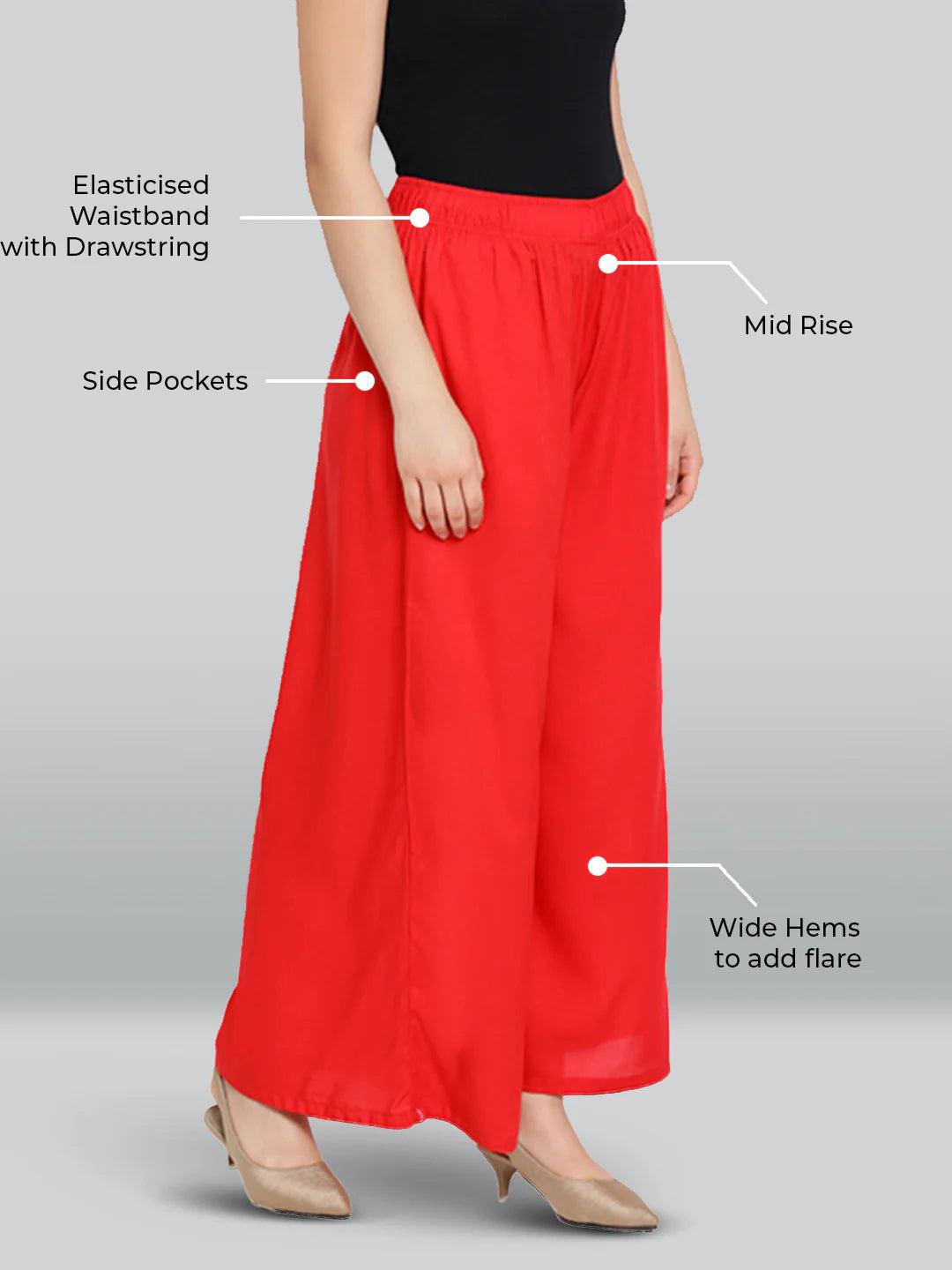 LYRA'S RAYON PALAZZOS ALL COLORS