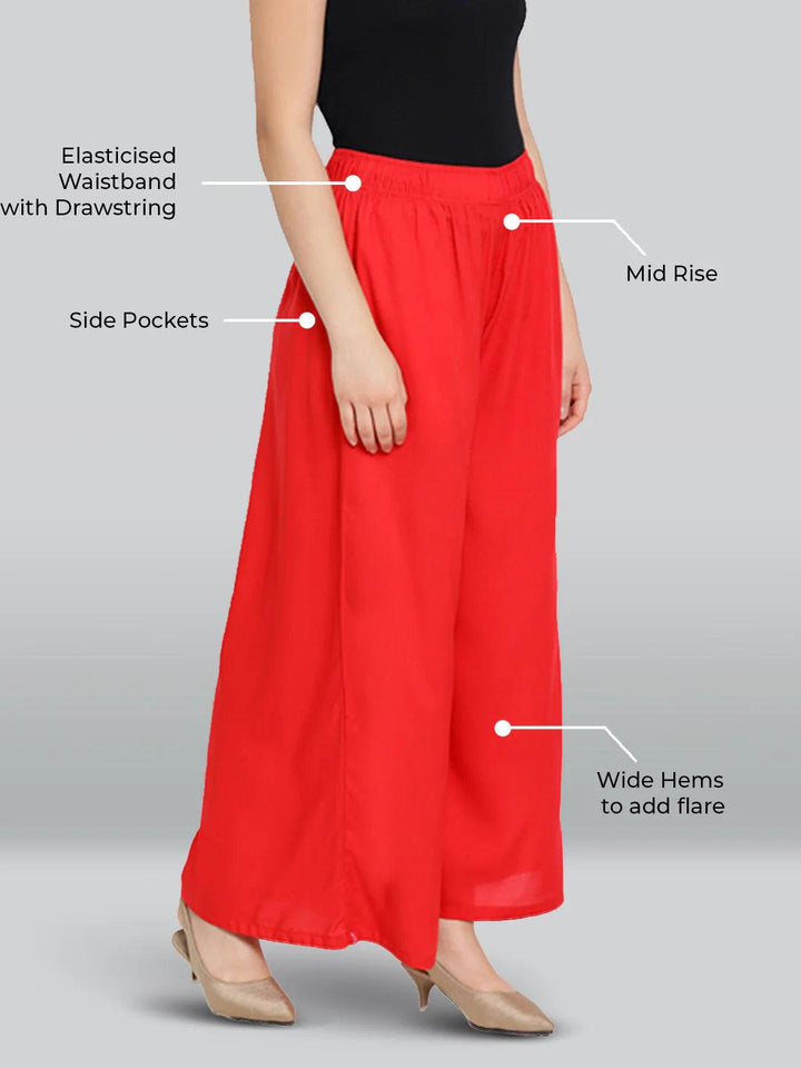 LYRA'S RAYON PALAZZOS ALL COLORS