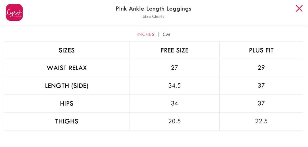 LYRA'S ANKLE LENGTH LEGGINGS FOR WOMENT