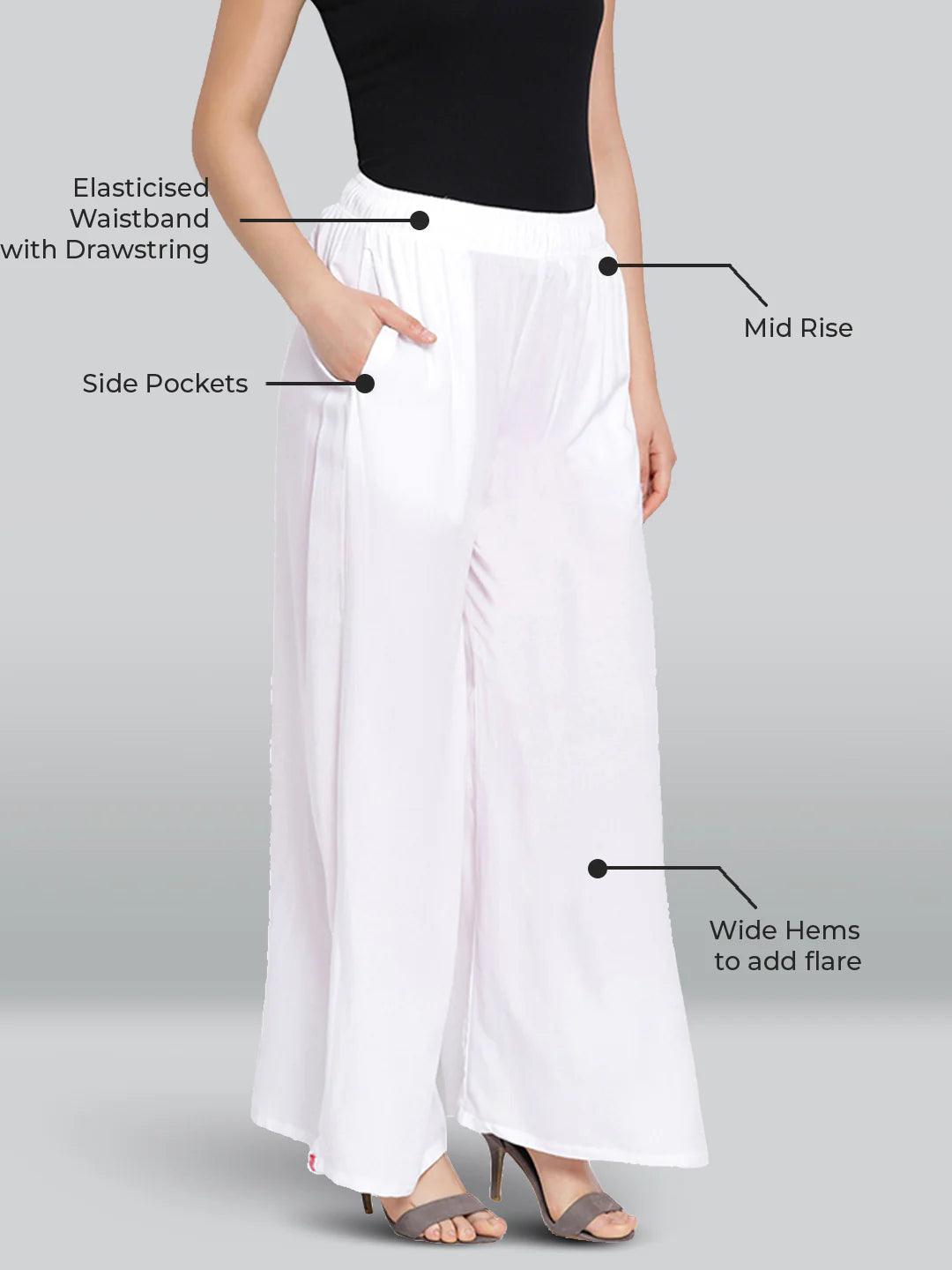 LYRA'S RAYON PALAZZOS ALL COLORS