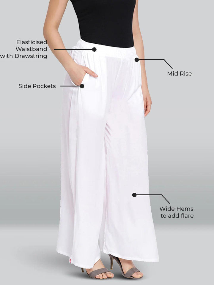 LYRA'S RAYON PALAZZOS ALL COLORS