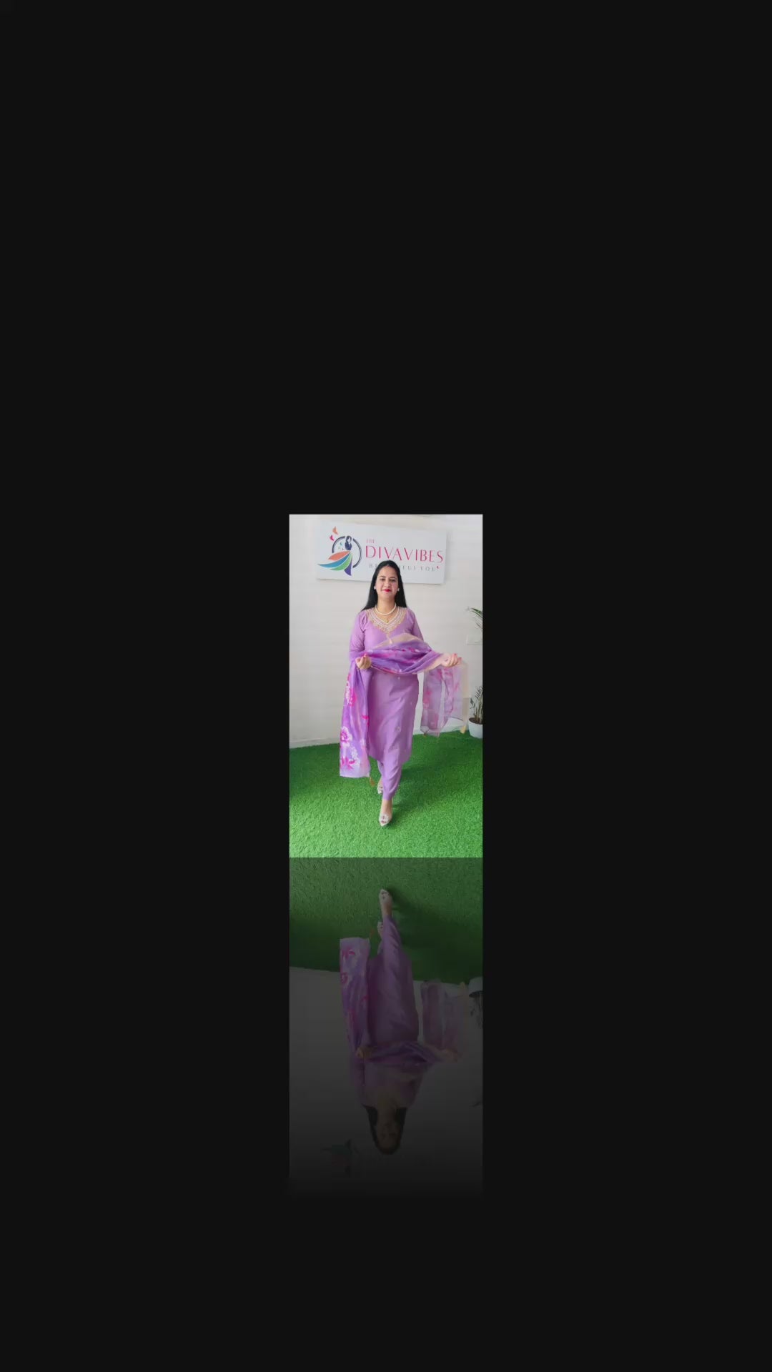 Embrace the elegance of lavender! 💜 Beautiful Suit for Daily Wear or Small Gatherings